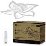 Светильник светодиодный ELEGANT LOTUS 90Вт 230В 3000-6500K 7000Лм 590х570х90мм c пультом ДУ белый IN HOME