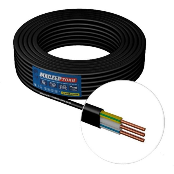 провод ПВСбм 2Х1.5 бел (р) WT