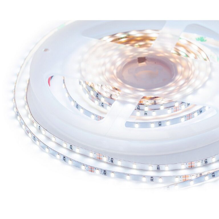 R00-380 Светодиодная лента 24В, 5,4Вт/м, smd2216, 120д/м, IP20, 480Лм/м, ширина   подложки 4мм, 5м, х/б, 6500К