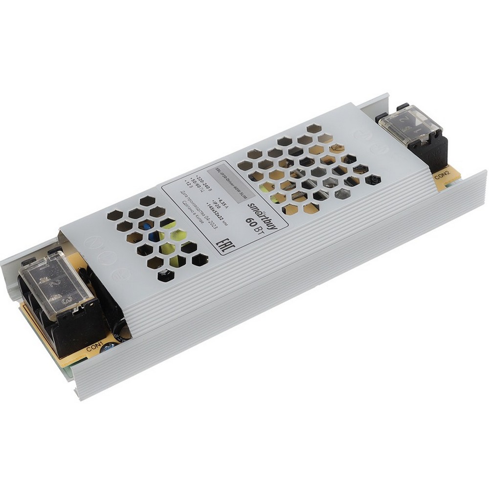 Драйвер (LED) IP20-60W для LED ленты SLIM (SBL-IP20-Driver-60W-SLIM) Драйвер (LED) IP20-60W для LED ленты SLIM (SBL-IP20-Driver-60W-SLIM)
