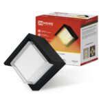 Светильник уличный светодиодный ДБУ ROMB-1230BL 12Вт 3000К IP54 черный IN HOME