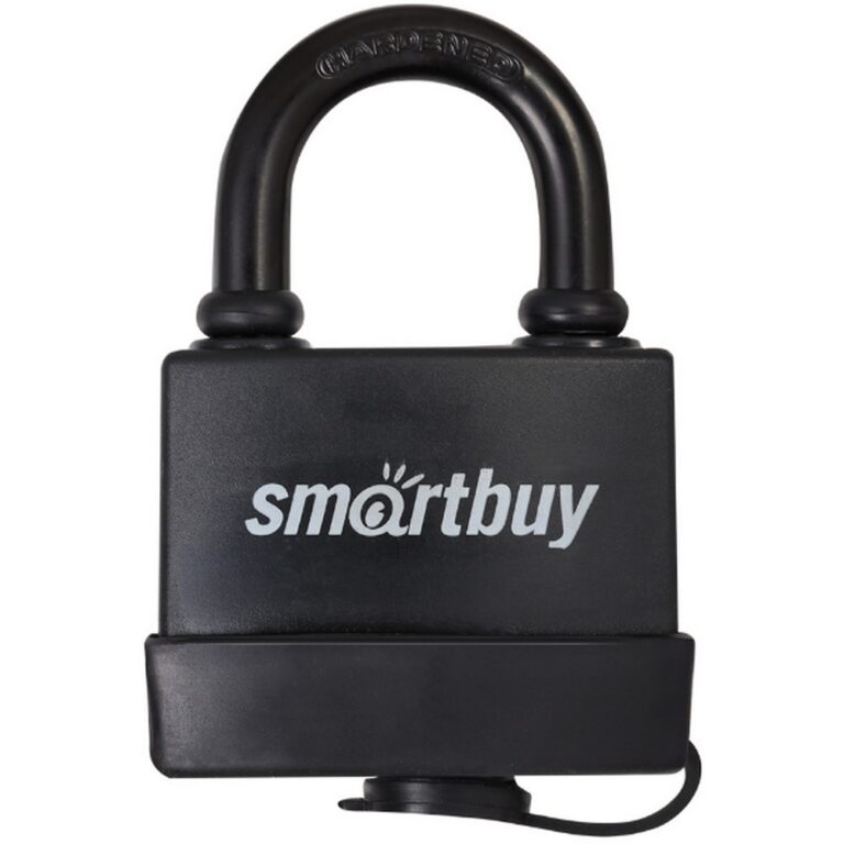 Замок навесной, уличный корпус 70*57 мм, дужка d10 мм, 3 кл., дверца, Smartbuy/36