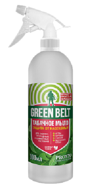 Табачное мыло PROSTO, Ж (фл  900мл) GREEN BELT - 12 шт/кор