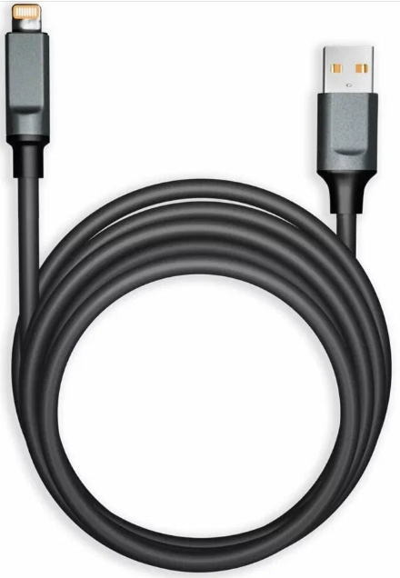Кабель для зарядки и передачи, супертолстый BOLD LIGHTNING мятный, 3А, TPE, 1 м, Smartbuy (IK-512BOLD-MINT)