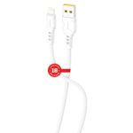 Кабель GoPower GP06L USB (m)-Lightning (m) 1.0м 2.4A ПВХ белый (1/200/800)