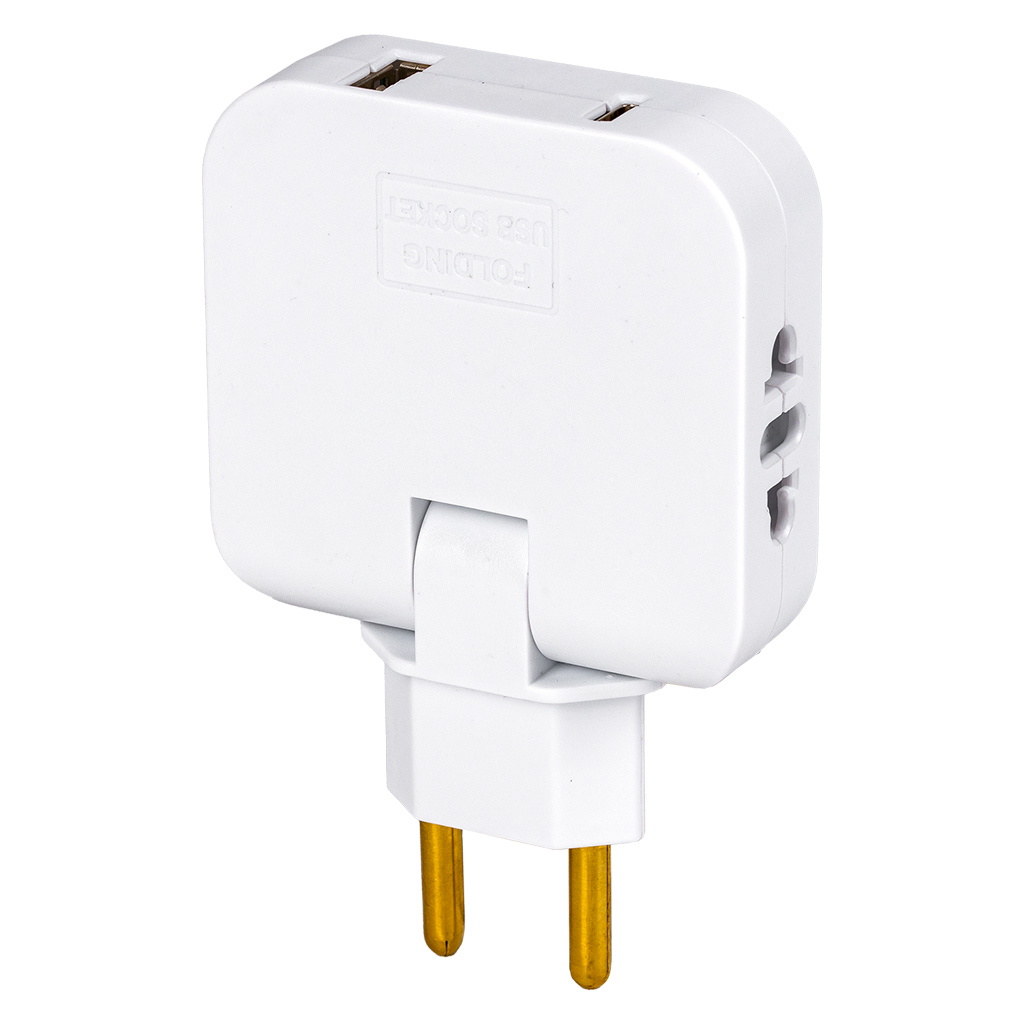 Разветвитель сетевой плоский поворотный, 2 гнезда+USB+TypeC без заземления 10А 250B, белый (SBE-10-A08w-4) Разветвитель сетевой плоский поворотный, 2 гнезда+USB+TypeC без заземления 10А 250B, белый (SBE-10-A08w-4)