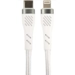 PERFEO Кабель USB C вилка - Lightning вилка, 60W, белый, длина 1 м., POWER (C1004)