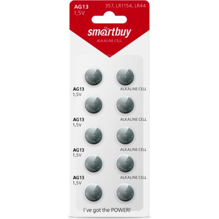 Батарейка часовая Smartbuy AG13-10B (100/2000)  (SBBB-AG13-10B)