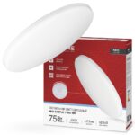 Светильник светодиодный NEO SIMPLE-7565-WH 75Вт 230В 6500K 6000Лм 370x60мм белый IN HOME