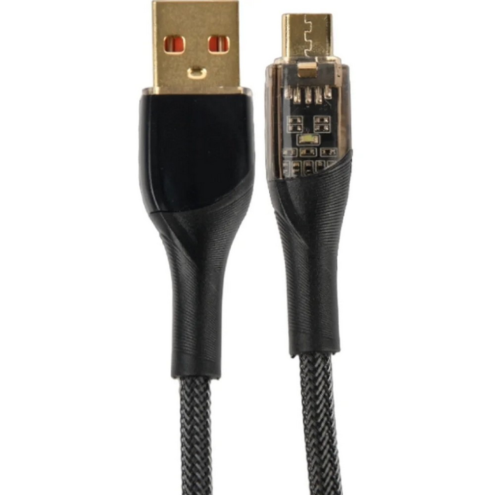 PERFEO Кабель USB А вилка - Micro USB вилка, 20W, нейлон, черный, длина 1 м., PREMIUM (U4020) PERFEO Кабель USB А вилка - Micro USB вилка, 20W, нейлон, черный, длина 1 м., PREMIUM (U4020)