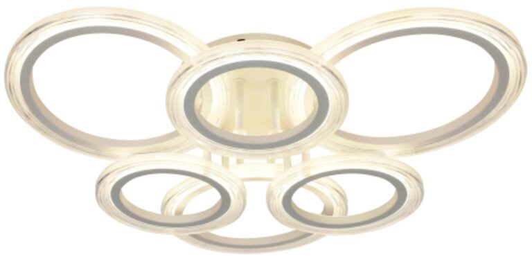 Светильник потолочный светодиодный ЭРА Модерн Ring CLL-1-90-RC WH с ДУ 90W 3000-6500К белый