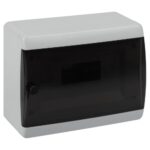 Корпус пластиковый навесной ЭРА COMFORT ЩРН-П-8 IP41 прозрачная крышка белый