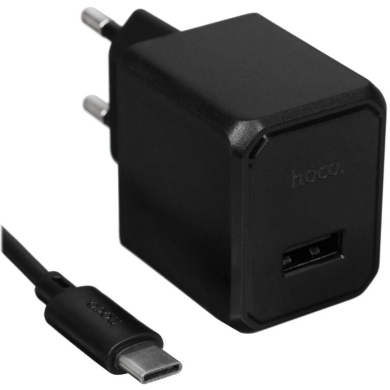 HOCO CS11A/ Сетевое ЗУ/ 1 USB/ Выход: 10.5W/ Black