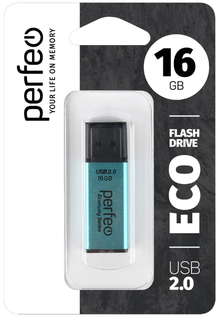 Perfeo USB 16GB E03 Green economy series