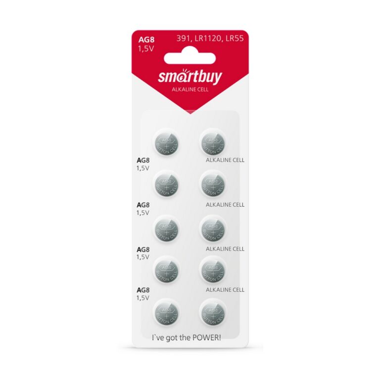 Батарейка часовая Smartbuy AG8-10B (200/2000)  (SBBB-AG8-10B)