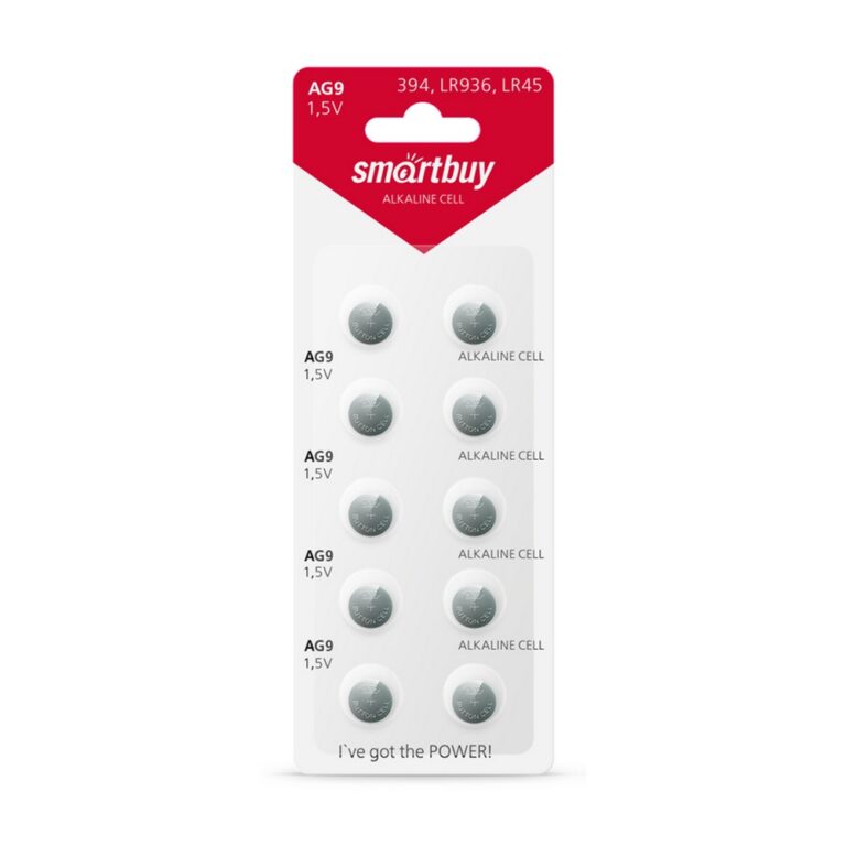 Батарейка часовая Smartbuy AG9-10B (200/2000)  (SBBB-AG9-10B)