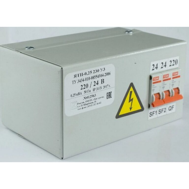 Ящик с трансформатором понижающим ЯТП-0,25 220/36-2 авт. IP31 TDM