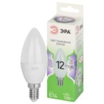 Лампа светодиодная ЭРА GREEN LINE LED B35-12W-865-E14 GL E14 12 Вт свеча холодный свет