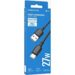 BOROFONE BX93/ USB кабель Type-C/ 1m/ 3A/ Black