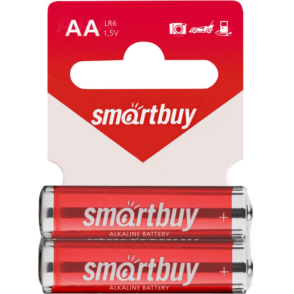 Батарейка алкалиновая с подвесом Smartbuy LR6/2SB (60/600) (SBBA-2A02SB) Батарейка алкалиновая с подвесом Smartbuy LR6/2SB (60/600) (SBBA-2A02SB)