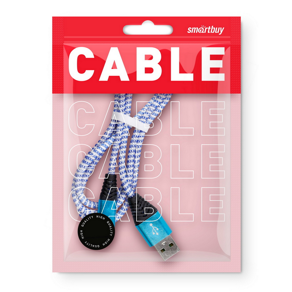 Дата-кабель Smartbuy MicroUSB HEDGEHOG синий 2 А, 1 м (iK-12HH blue)/100 Дата-кабель Smartbuy MicroUSB HEDGEHOG синий 2 А, 1 м (iK-12HH blue)/100