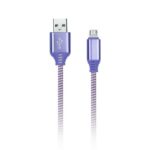 Дата-кабель Smartbuy MicroUSB кабель в нейлон. оплетке Socks, 1 м.,