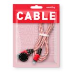 Дата-кабель Smartbuy 8pin HEDGEHOG красный 2 А, 1 м (iK-512HH red)/100