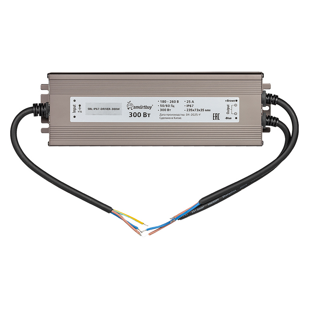Драйвер (LED) IP67-300W для LED ленты (SBL-IP67-DRIVER-300W) Драйвер (LED) IP67-300W для LED ленты (SBL-IP67-DRIVER-300W)