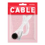 Дата-кабель Smartbuy 8pin кабель в резин. оплетке Gear, 1м. мет.након.,