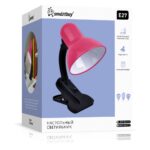 Настольный светильник Smartbuy Е27 с прищепкой розовый (SBL-DeskS-Pink)