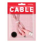 Дата-кабель Smartbuy 8pin кабель в резин. оплетке Gear, 1 м.,
