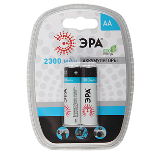 Аккумуляторная батарея ЭРА HR6-2BL 2300mAh Аккумуляторная батарея ЭРА HR6-2BL 2300mAh