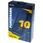 Perfeo Powerbank 20000 mah + In Micro usb+Type-C /Out USB 1 А, 2.1A /Black