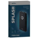 Perfeo Powerbank 10000 mah + Micro usb /In Micro usb /Out USB 1 А, 2.1A/ Black