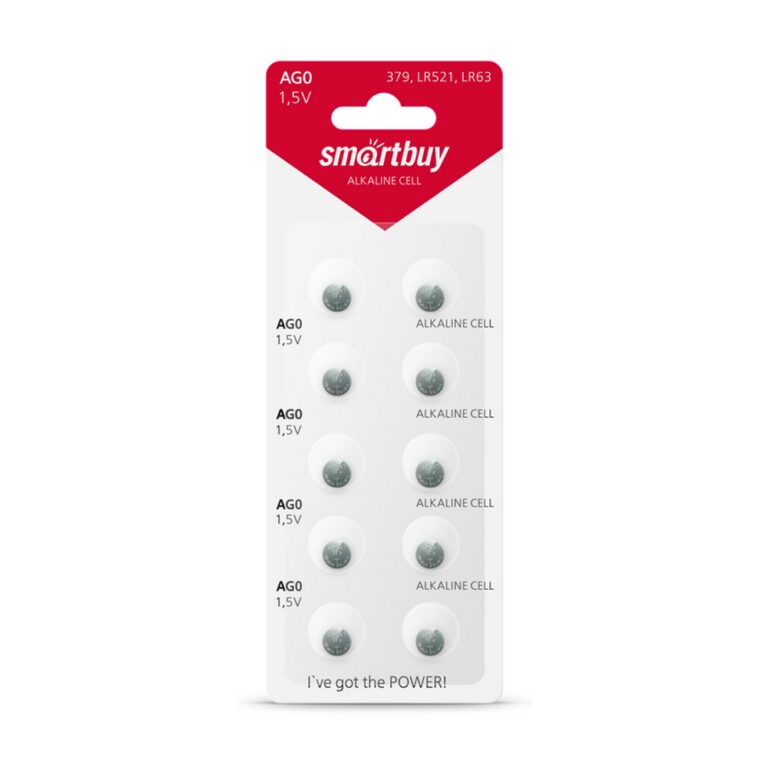 Батарейка часовая Smartbuy AG0-10B (100/2000)  (SBBB-AG0-10B)