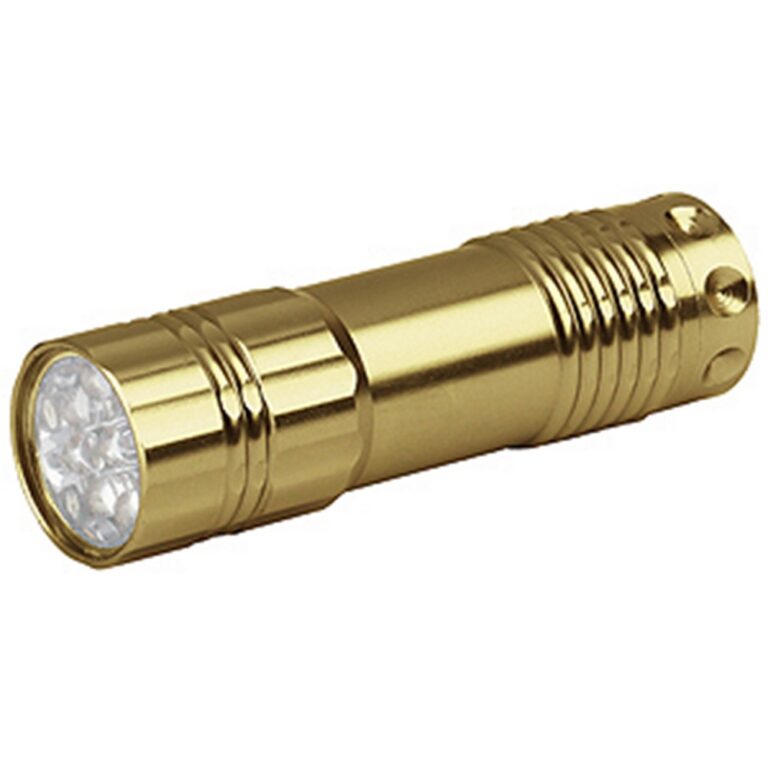 Фонарь Трофи TM9G 9xLED золотой, 3xAAA