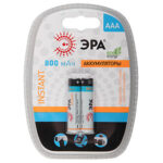 Аккумуляторная батарея ЭРА HR03-2BL 800mAh Instant