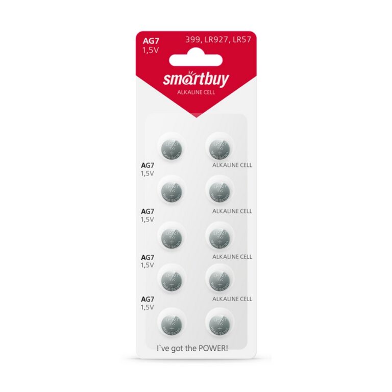 Батарейка часовая Smartbuy AG7-10B (100/2000)  (SBBB-AG7-10B)