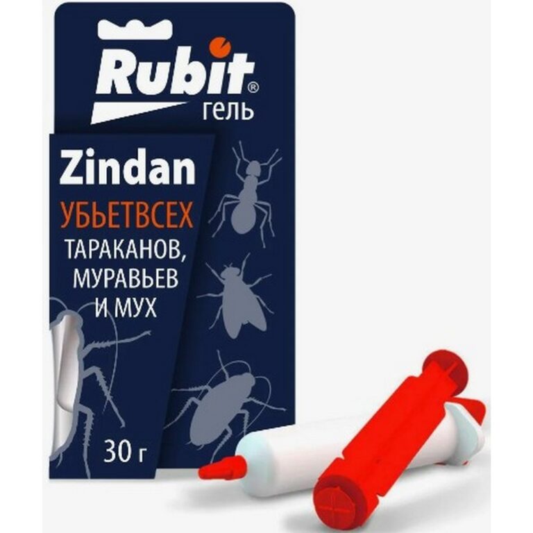 Гель от тараканов Зиндан 30г шприц в коробке (25) Рубит