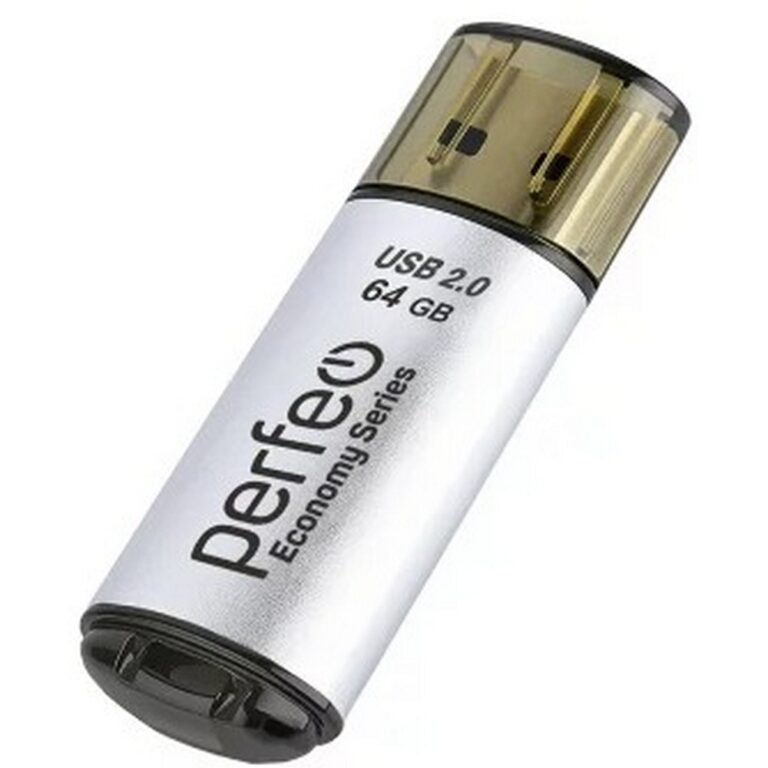 Perfeo USB 64GB E04 Silver economy series
