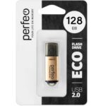 Perfeo USB 128GB E01 Gold economy series