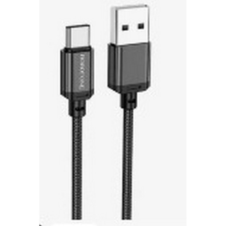 BOROFONE BX87/ USB кабель Type-C/ 1m/ 3A/ Нейлон/ Black