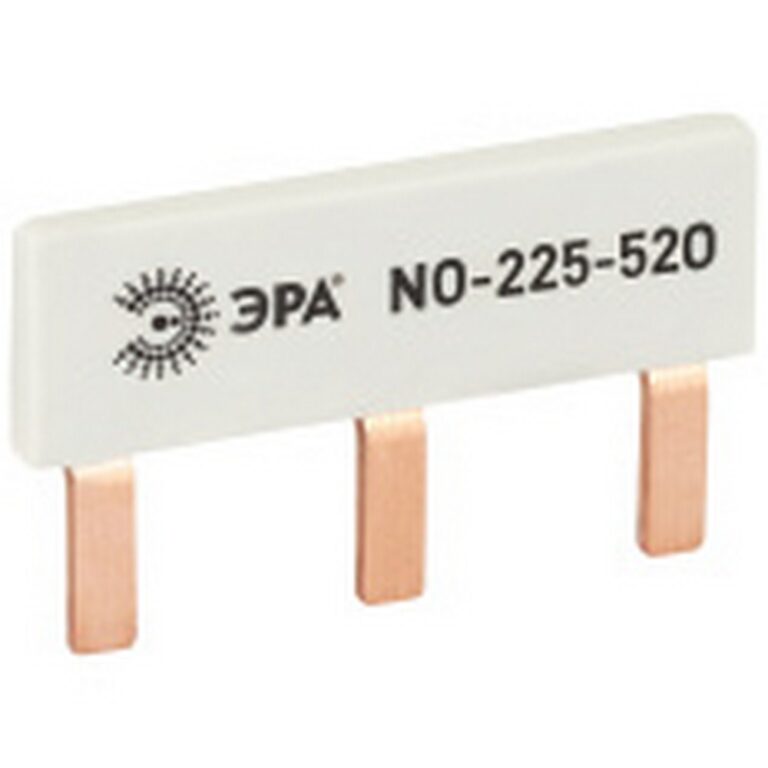 Шина соединительная ЭРА NO-225-520 компактная L фазная PIN штырь 1Р 63А 3 модуля ЭРА упаковка 6 штук